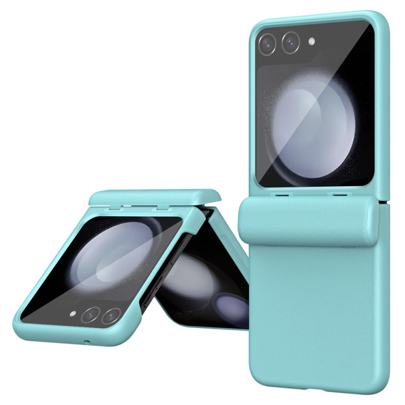 Etui do Samsung Galaxy Z Flip7 FE / Z Flip6, Slim Leather, zielone