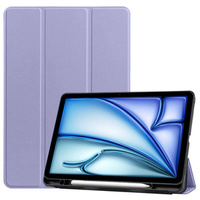 Etui do iPad Air 11" 2024 (6 gen.) / iPad Air 11" 2025 (7gen.), Smartcase z miejscem na rysik, fioletowe