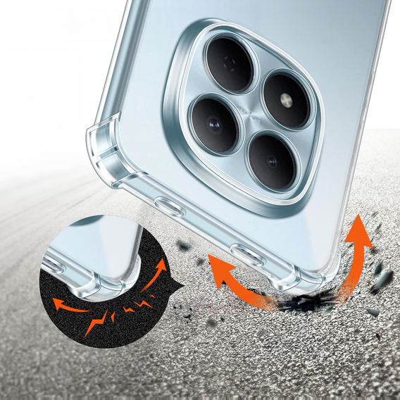 Etui do Xiaomi Redmi Note 15 Pro 5G, Dropproof, przezroczyste