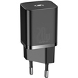 Baseus Super Si QUICK CHARGER PD20W Ładowarka + Kabel Lightning - Czarny