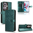 Etui z klapką do Oppo Reno 11F 5G, Wallet Rhombus, zielone