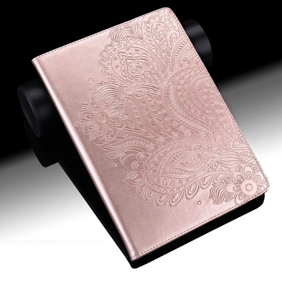 Etui do Xiaomi Redmi Pad SE 11", Flowers, różowe