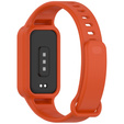 Pasek Silikonowy do Xiaomi Smart Band 9 Active / Xiaomi Redmi Band 3, Pomarańczowy