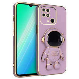 Etui do Xiaomi Redmi 10C, Astronaut, fioletowe