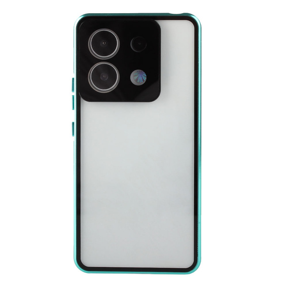 Etui do Xiaomi Redmi Note 13 Pro 5G, Magnetic Dual Glass, zielone