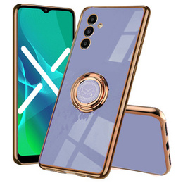 Zestaw Etui do Samsung Galaxy A04S / A13 5G, Electro Ring, Niebieskie + Szkło