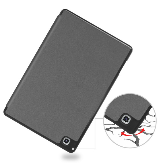 Etui do Samsung Galaxy Tab S6 Lite 10.4" 2020/2022/2024, z miejscem na rysik, szare