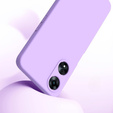 Etui do Oppo A38 4G / Oppo A18 4G, Silicone Lite, fioletowe
