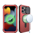 Etui do iPhone 15 Pro Max, DefenderMag, czerwone