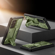 Etui do Samsung Galaxy S24 Ultra, Tongate MECH Series Clip, zielone