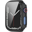 2w1 Etui + Szkło Hartowane do Apple Watch 7/8/9 45MM, Czarne