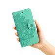 Etui z klapką do Xiaomi Redmi Note 12 5G / POCO X5 5G, Mandala, zielone