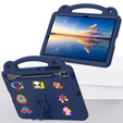 Etui do Samsung Galaxy Tab S10+ Plus, Cute Patterns, z podstawką, granatowe