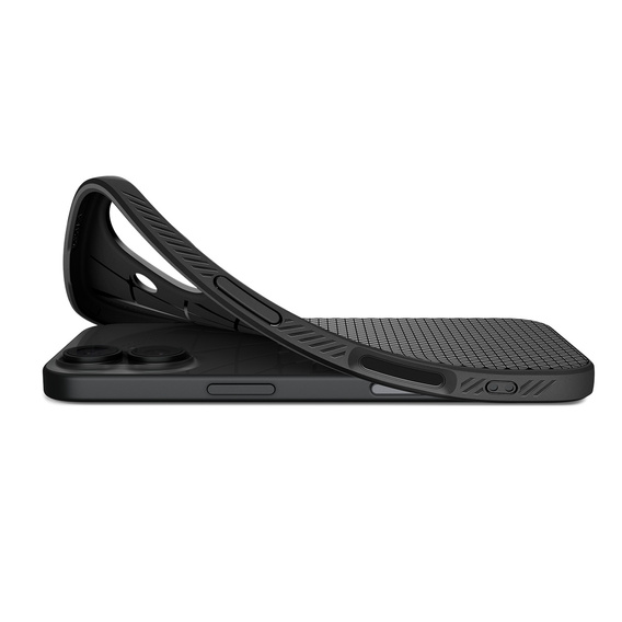 Etui Spigen do iPhone 17, Liquid Air, Matte Black