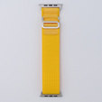 Pasek Nylonowy do Apple Watch 1/2/3/4/5/6/7/8/9/10/11/SE Ultra 1/2/3 42/44/45/46/49mm, Żółty