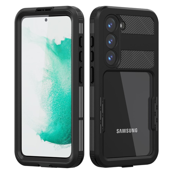 Etui Wodoodporne IP68 do Samsung Galaxy S23, czarne