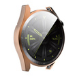 2w1 Etui z osłoną na ekran do Huawei Watch GT 3 42mm, Różowe złoto