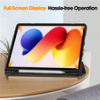 Etui z klapką do Xiaomi Redmi Pad 2 Pro, Smartcase, czarne