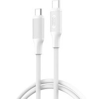 XO Kabel USB Type-C do Type-C 60W 100cm, biały