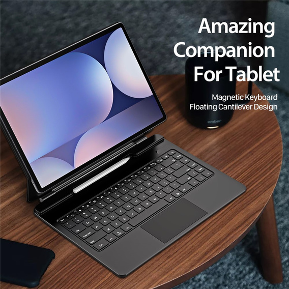Etui z klawiaturą Bluetooth do Samsung Galaxy Tab S10 Ultra / S9 Ultra / S8 Ultra Dux Ducis – czarne