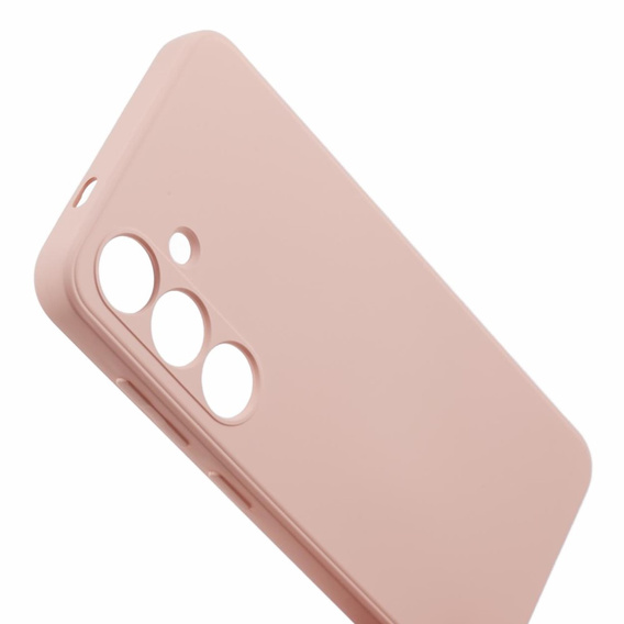 Etui do Samsung Galaxy S24+ Plus, Silicone Lite, różowe