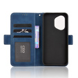 Etui z klapką do Honor 400 5G, Card Slot, granatowe