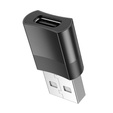 HOCO Adapter - USB-C TYPE-C do USB-A, Black