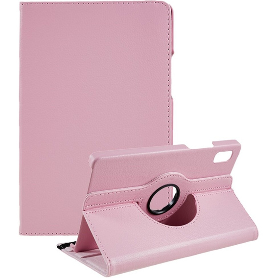 Etui do Lenovo Tab M9, Obrotowe 360, różowe
