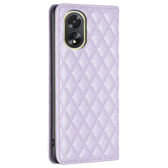 Etui z klapką do Oppo A38 4G, Wallet, BINFEN COLOR, fioletowe