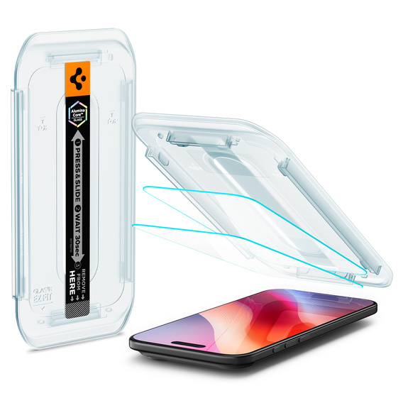 SPIGEN Szkło Hartowane do iPhone Air, Glas.TR EZ Fit (2 sztuki)