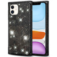 Etui Square Glitter do iPhone 11, Black