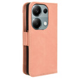 Etui z klapką do Xiaomi Redmi Note 13 Pro 4G / Xiaomi Redmi Note 14S / Xiaomi Poco M6 Pro 4G, Card Slot, różowe