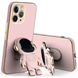 Etui do iPhone 14 Pro, Astronaut, różowe rose gold