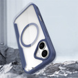 Etui z klapką Dux Ducis do iPhone 17, Skin X Pro, do MagSafe, granatowe