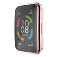 2w1 Etui z osłoną na ekran do Huawei Band 6/7, Różowe