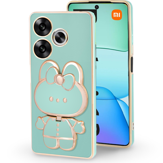 Etui do Xiaomi Redmi 13, Bunny, zielone