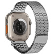 Stalowa Bransoleta do Apple Watch 1/2/3/4/5/6/7/8/9/10/11/SE Ultra 1/2/3 42/44/45/46/49mm, Szara