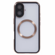 Etui Magnetic Dual Glass MagSafe do iPhone 16, złote