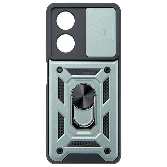 Etui pancerne do Oppo A58 4G, CamShield Slide, zielone