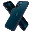 Etui Spigen do iPhone 12/12 Pro, Ultra Hybrid, Navy Blue, granatowe