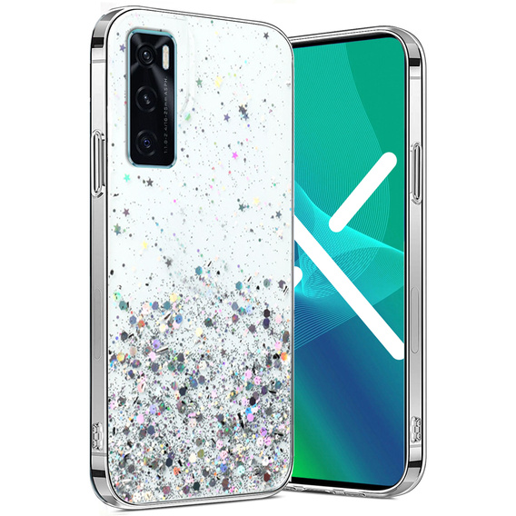 Etui do Vivo S7E/ Y73S/ Y70/ V20 SE, Glittery, przezroczyste