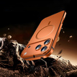 Etui do iPhone 17 Pro Max, Metal Frame, do MagSafe – pomarańczowe