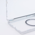 Etui Magnetyczne do Samsung Galaxy S23 Ultra 5G, Aroma Hybrid, srebrne