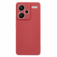 Etui do Xiaomi Redmi Note 13 Pro+, Silicone Lite, czerwone