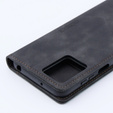 Etui do Motorola Moto G53, ERBORD Vintage portfel z klapką, czarne