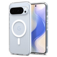 Etui z MagSafe Spigen do Google Pixel 10/10 Pro, Ultra Hybrid, Clear/White
