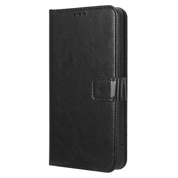 Etui z klapką do Infinix Note 30, Crazy Horse Wallet, czarne