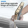 Etui do Samsung Galaxy Z Fold7 5G, z podstawką, złote