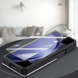 Etui skórzane do Samsung Galaxy Z Fold6 5G, z podstawką i szkłem, czarne