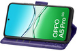Etui z klapką do Oppo A5 Pro 5G, Butterfly, fioletowe